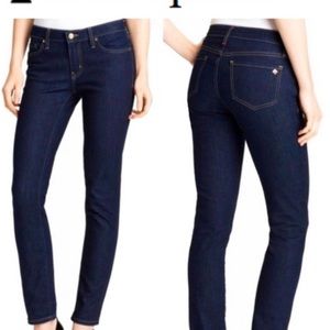 Kate Spade, dark denim, Broome Street Slim fit jeans.